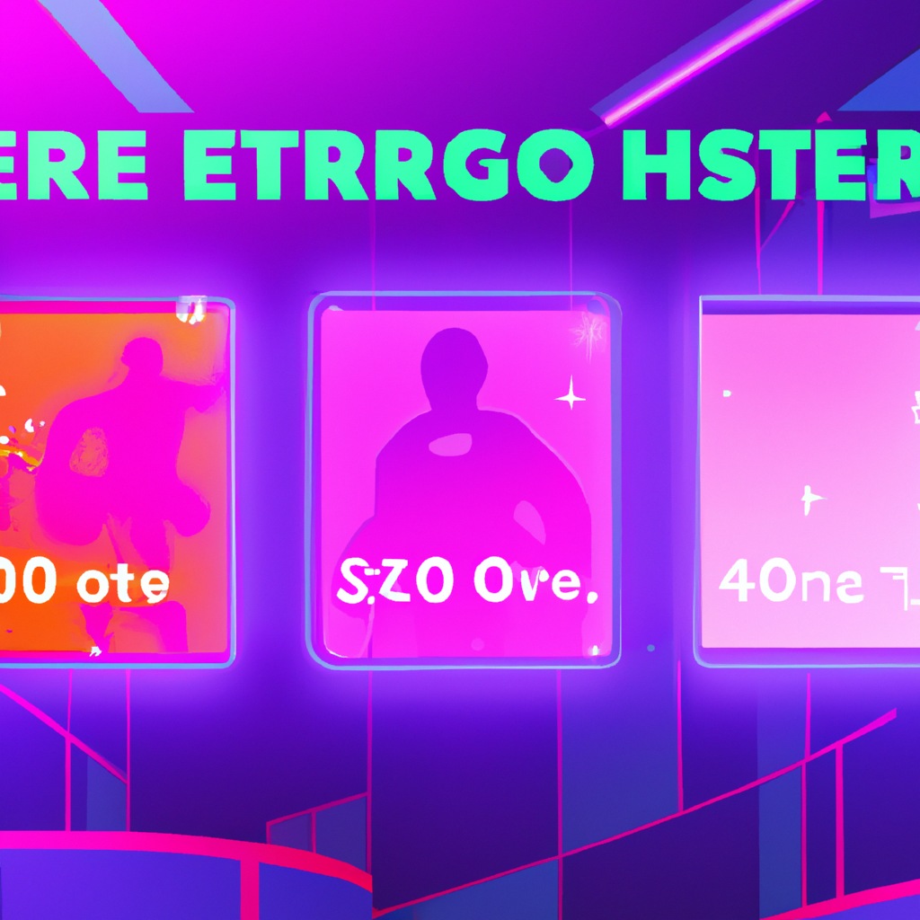 ArcadeFlux hero artwork: neon arcade montage